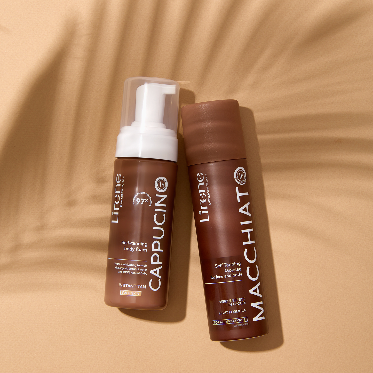Lirene Perfect Tan Cappuccino Self-Tanning Foam with Organic Coconut Water 150ml