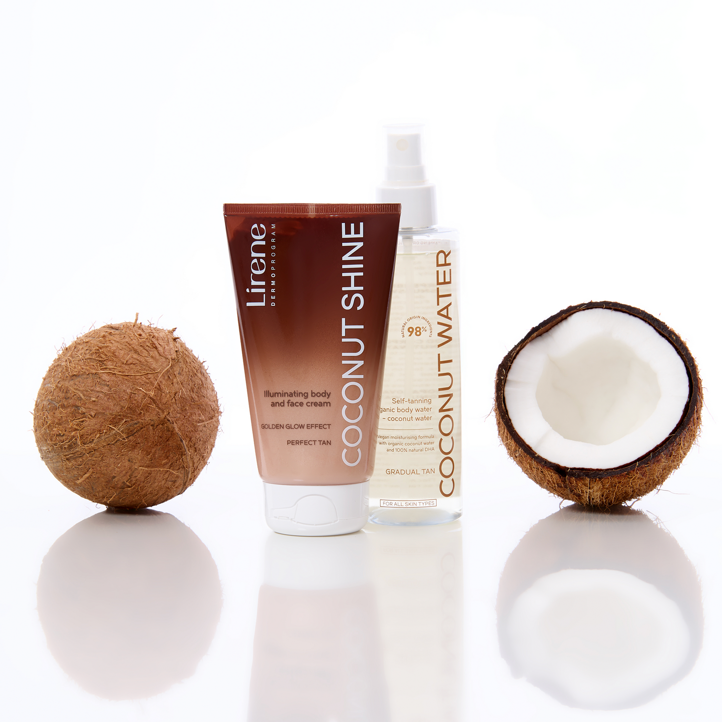 Lirene Perfect Tan Organic Self-Tanning for Body • Coconut Water 200ml