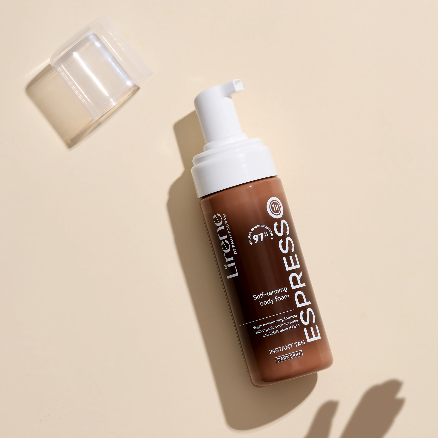 Lirene Perfect Tan Espresso Self-Tanning Foam with Organic Coconut Water 150ml