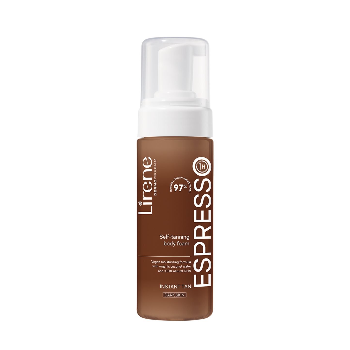 Lirene Perfect Tan Espresso Self-Tanning Foam with Organic Coconut Water 150ml